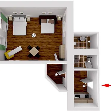 Apartment Krakovska 5